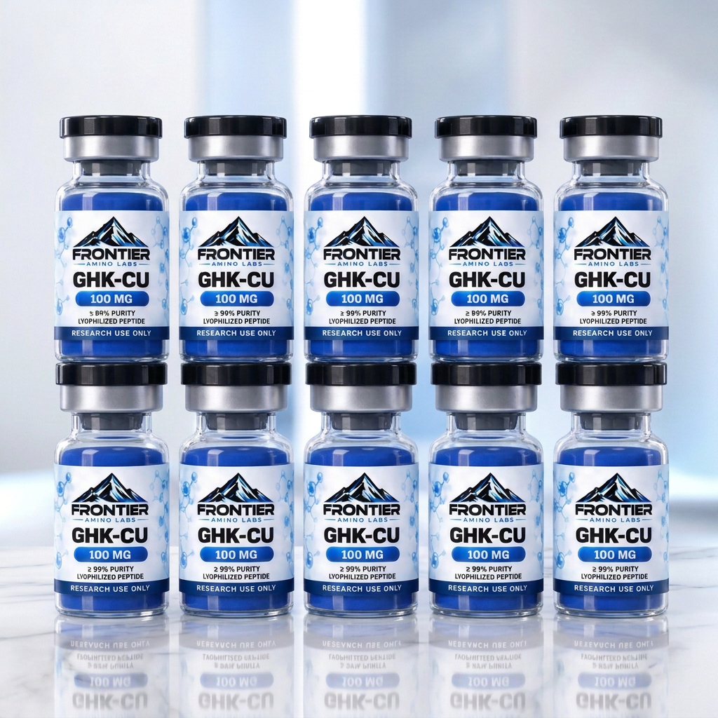 GHK-Cu 100 mg kit containing ten research vials