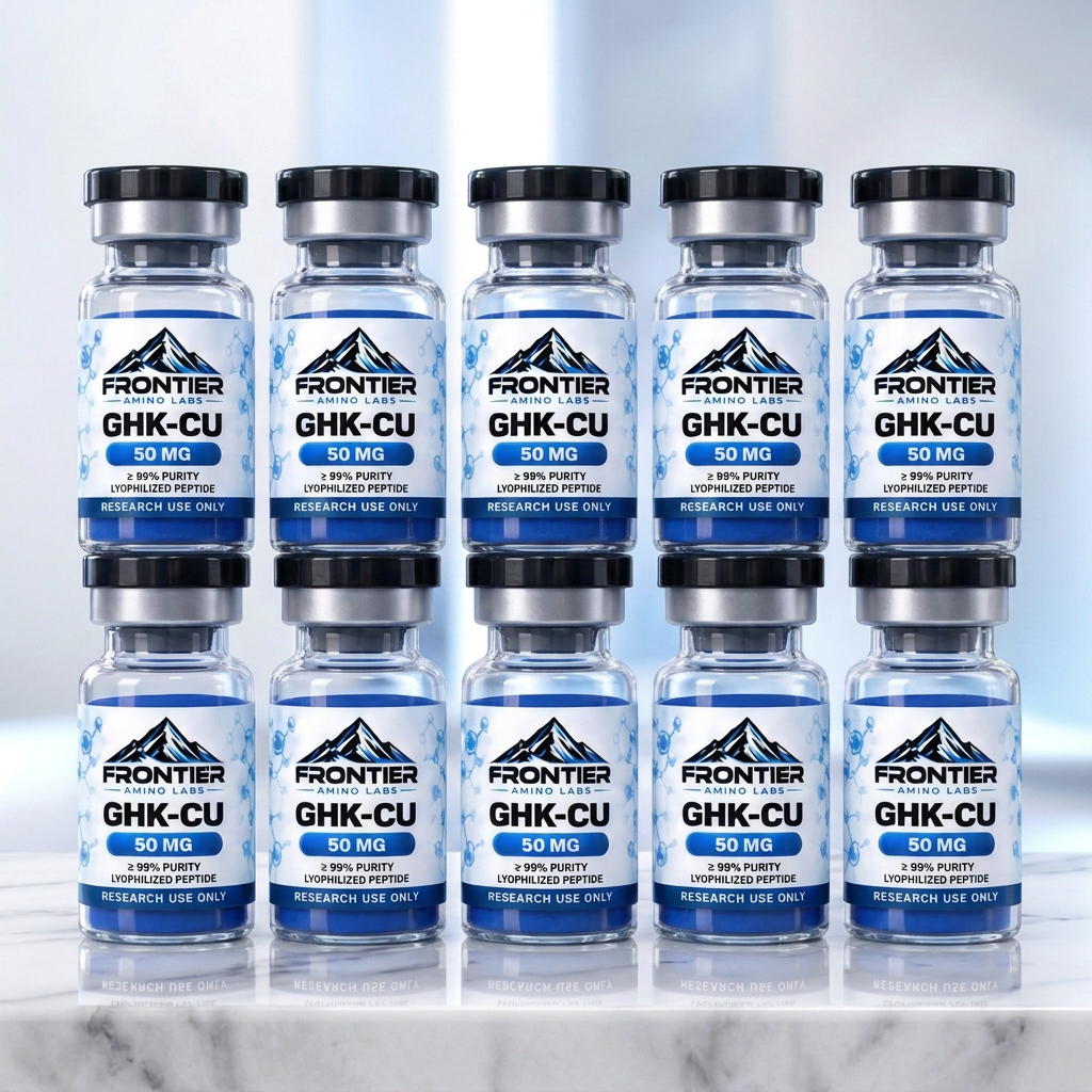 GHK-Cu 50 mg kit containing ten research vials